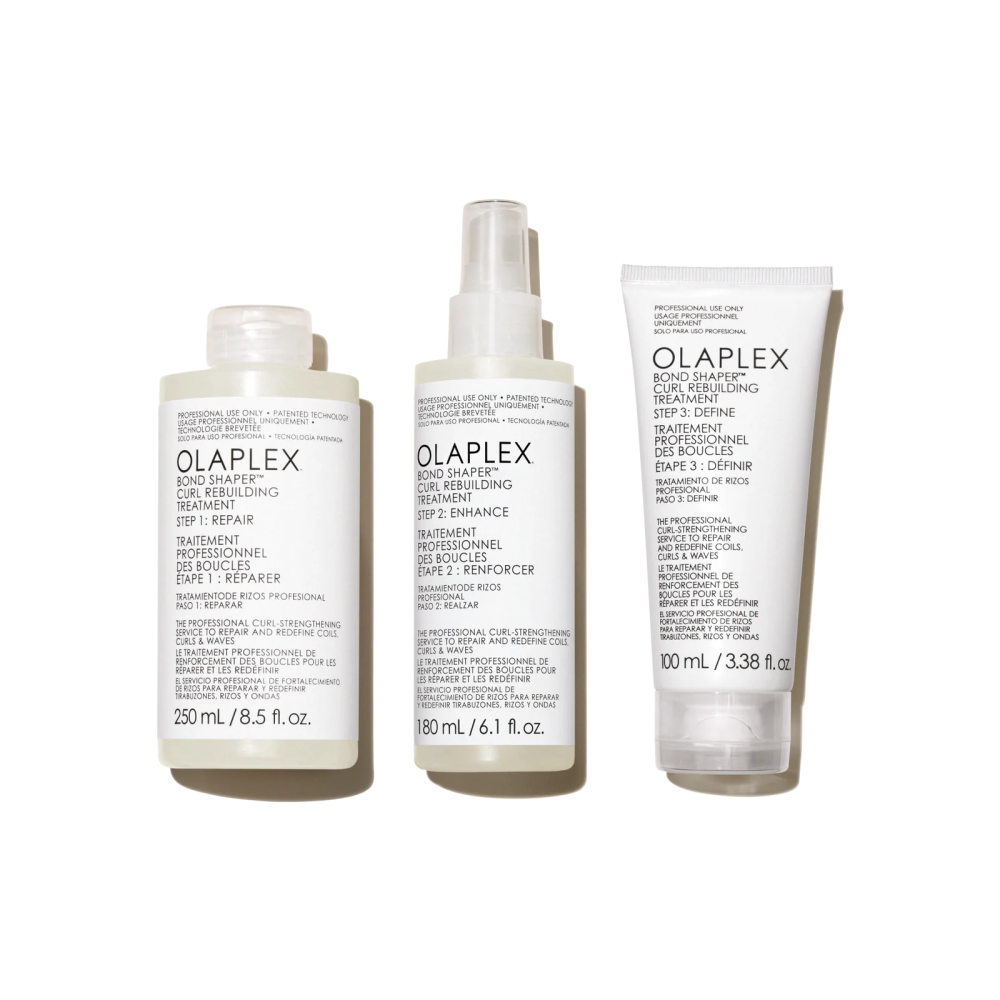 Olaplex Bond Shaper Lockenaufbau-Kit – 3-Stufen-System
