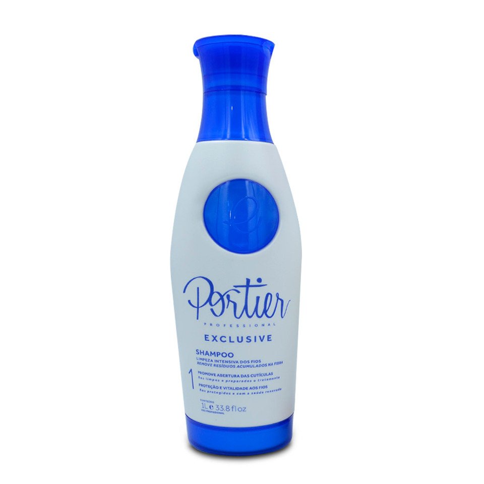 Kit Portier Exclusive Progressive Controla Volume Reduz Frizz 2x1000ml