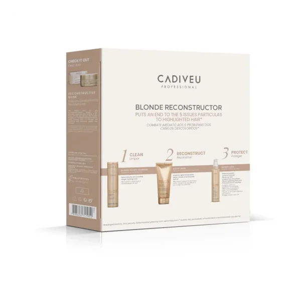 Cadiveu Blonde Reconstructor Cleansing and Care Kit – 700ml