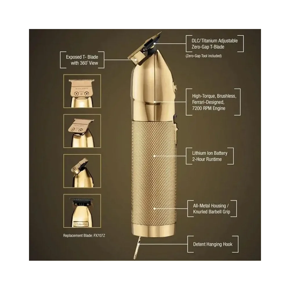 Babyliss Pro 4artists SkeletonFX Trimmer Gold