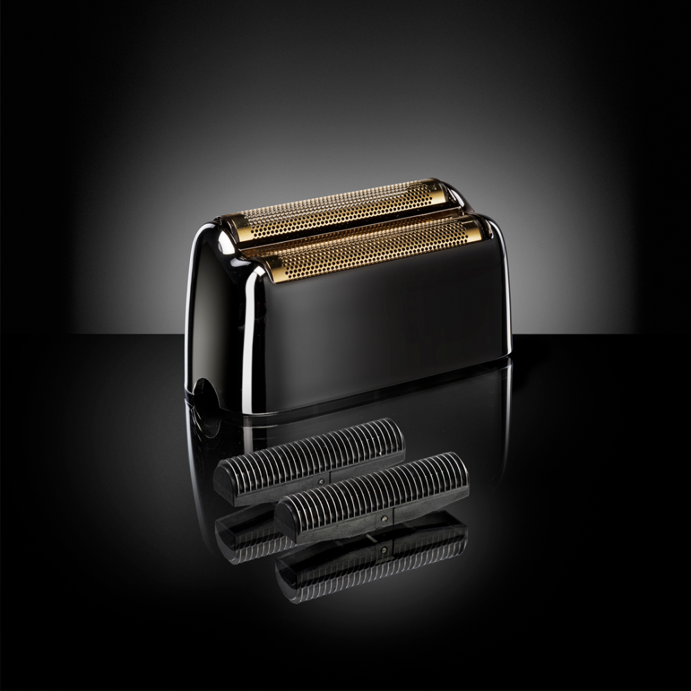 BaBylissPRO FoilFX02 Titanium Doppelfolien-Scherkopf und Klingen - GunSteel - 44 mm