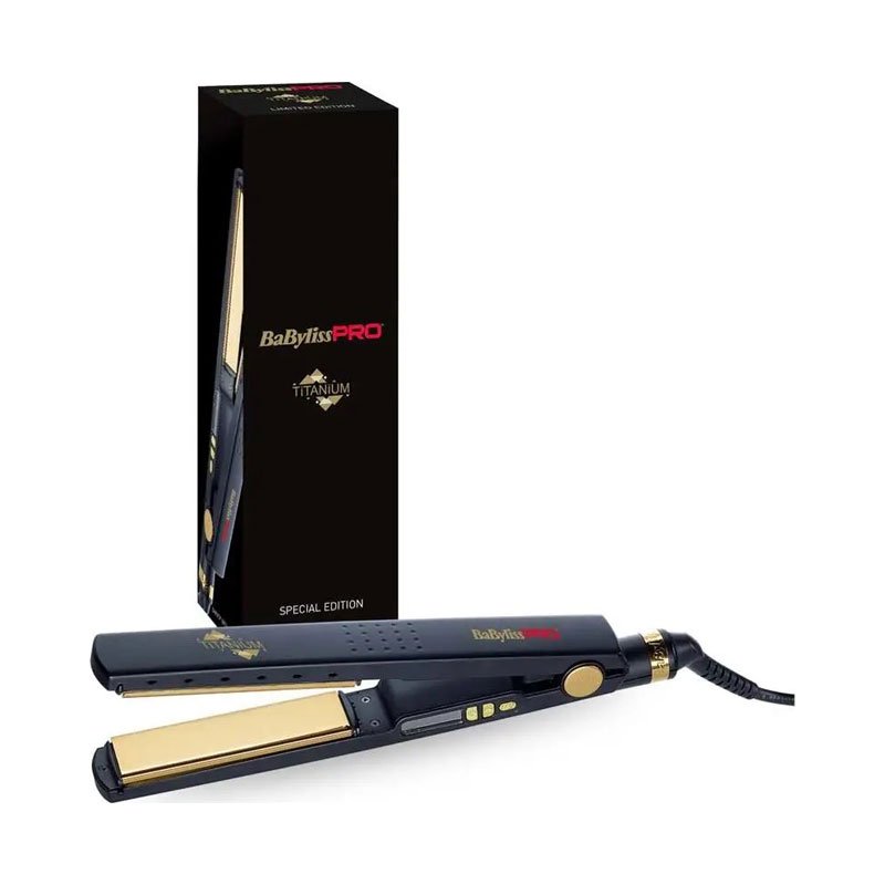 Babyliss Pro Titanium Stijltang Zwart