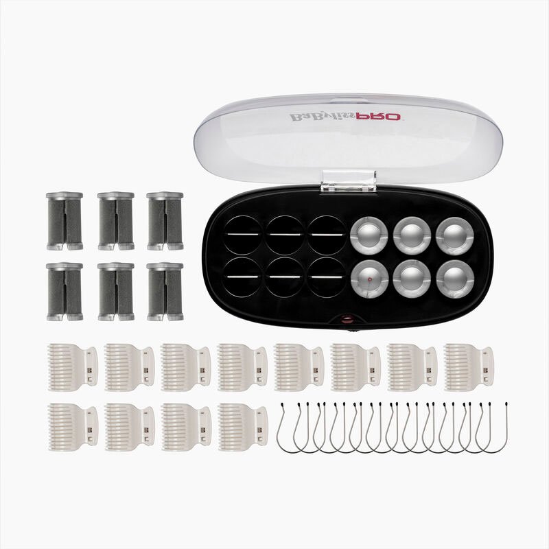 BaBylissPRO Jumbo Krulset BAB3025E - 12 Rollers (38 mm), CTC Keramisch Titanium