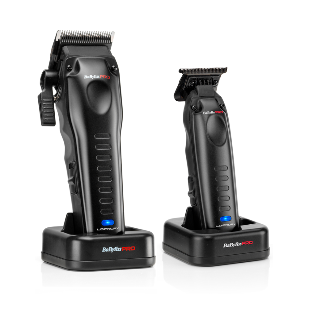 BaBylissPRO Compact LO-PROFX Draadloze Tondeuse + Trimmer Duo - Zwart (FX820E + FX720E)