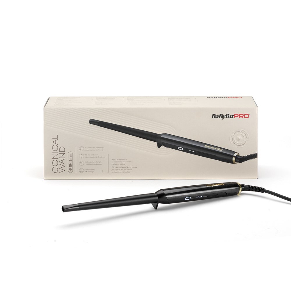 BaBylissPRO Signature Krullen Duo Set - (19-13 mm) Conisch + (32 mm) Krultang