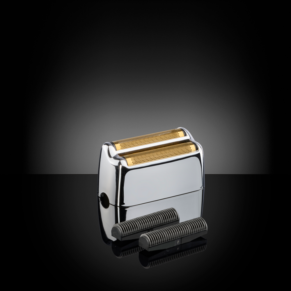 BaBylissPRO FoilFX02 Titanium Dubbelfolie Scheerkop en Messen - Zilver - 44 mm