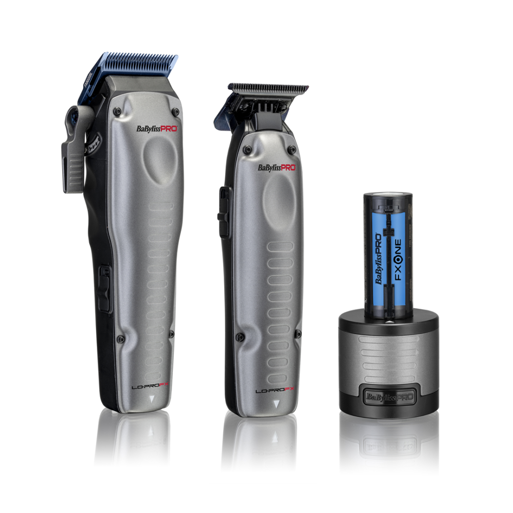 BaBylissPRO FXONE LO-PROFX Low-Profile Tondeuse + Trimmer Duo - Grijs (FX829E + FX729E)