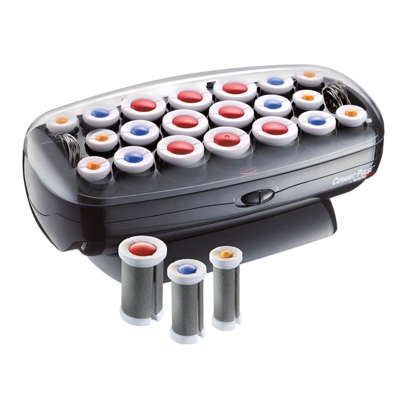 BaBylissPRO Mixed Rollers - 20 Verwarmde Rollers, Fluweel & Keramiek (BAB3021E)