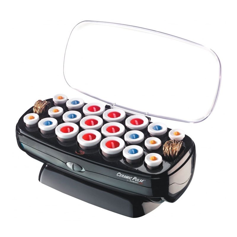 BaBylissPRO Mixed Rollers - 20 Verwarmde Rollers, Fluweel & Keramiek (BAB3021E)