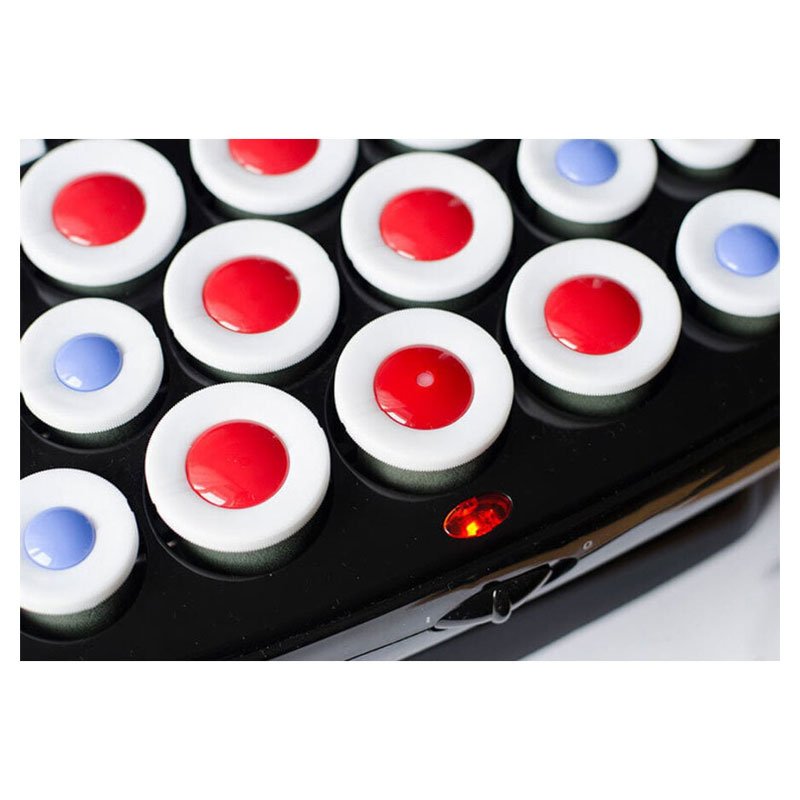 BaBylissPRO Mixed Rollers - 20 Verwarmde Rollers, Fluweel & Keramiek (BAB3021E)
