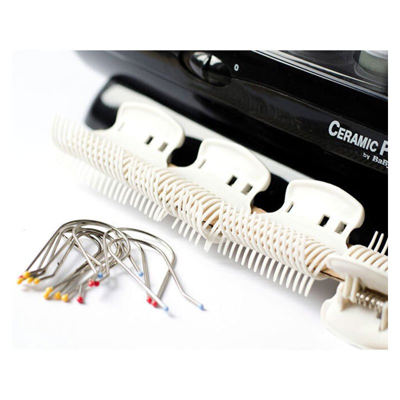 BaBylissPRO Mixed Rollers - 20 Verwarmde Rollers, Fluweel & Keramiek (BAB3021E)