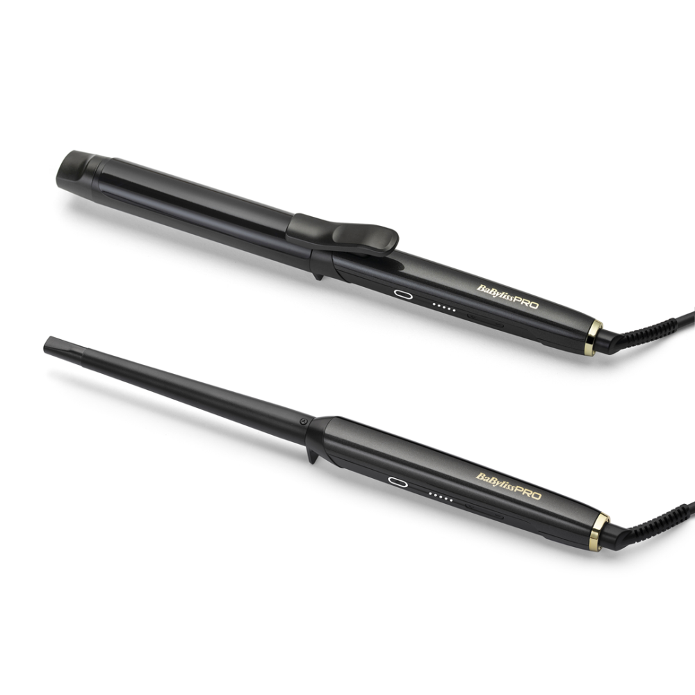 BaBylissPRO Signature Krullen Duo Set - (19-13 mm) Conisch + (32 mm) Krultang