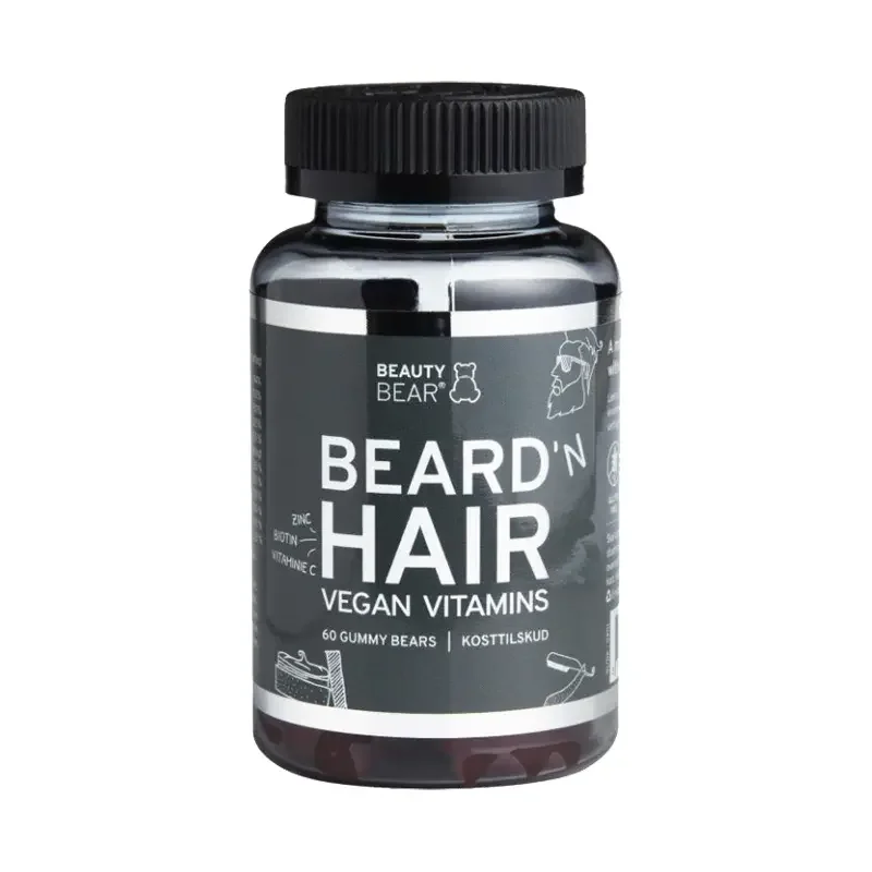 Beauty Bear Beard 'N Hair Vegan Vitamines 60 Gummies