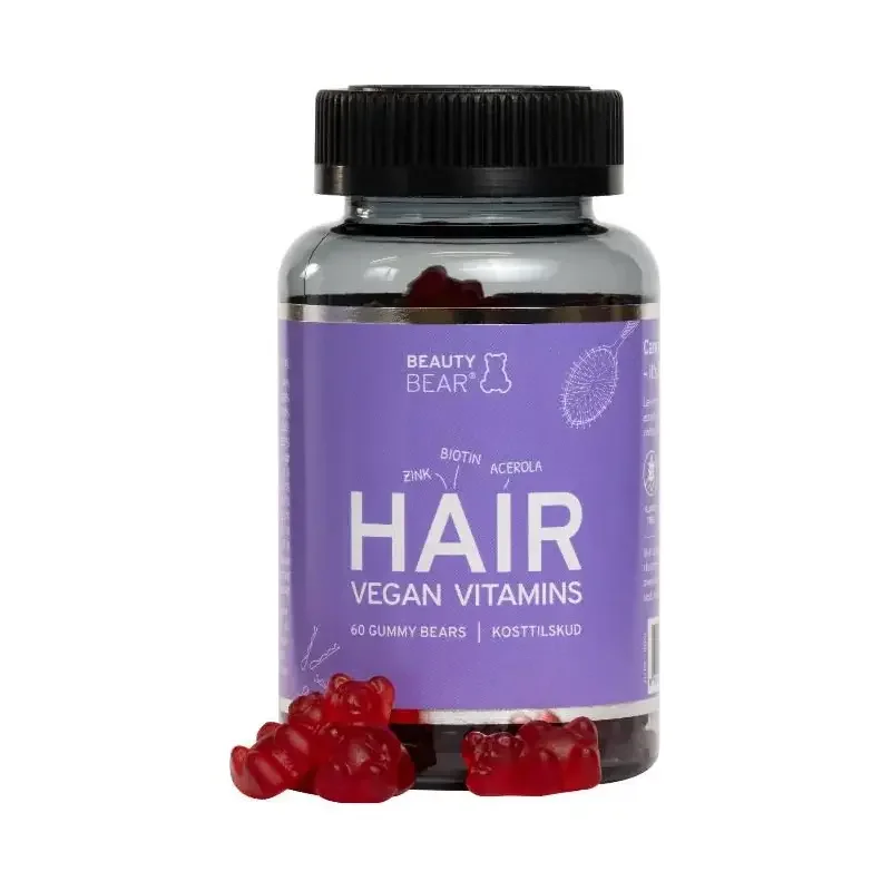 Beauty Bear Hair Vegan Vitamines 60 Gummies