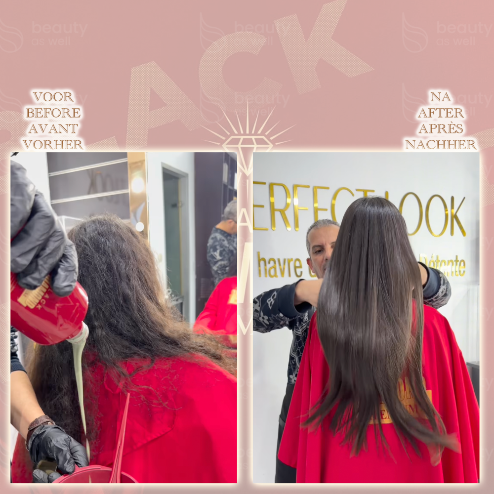 Mutamba Black Diamond Premium - Formaldehydevrij Proteïne Gladmakende Behandeling - 1000ml