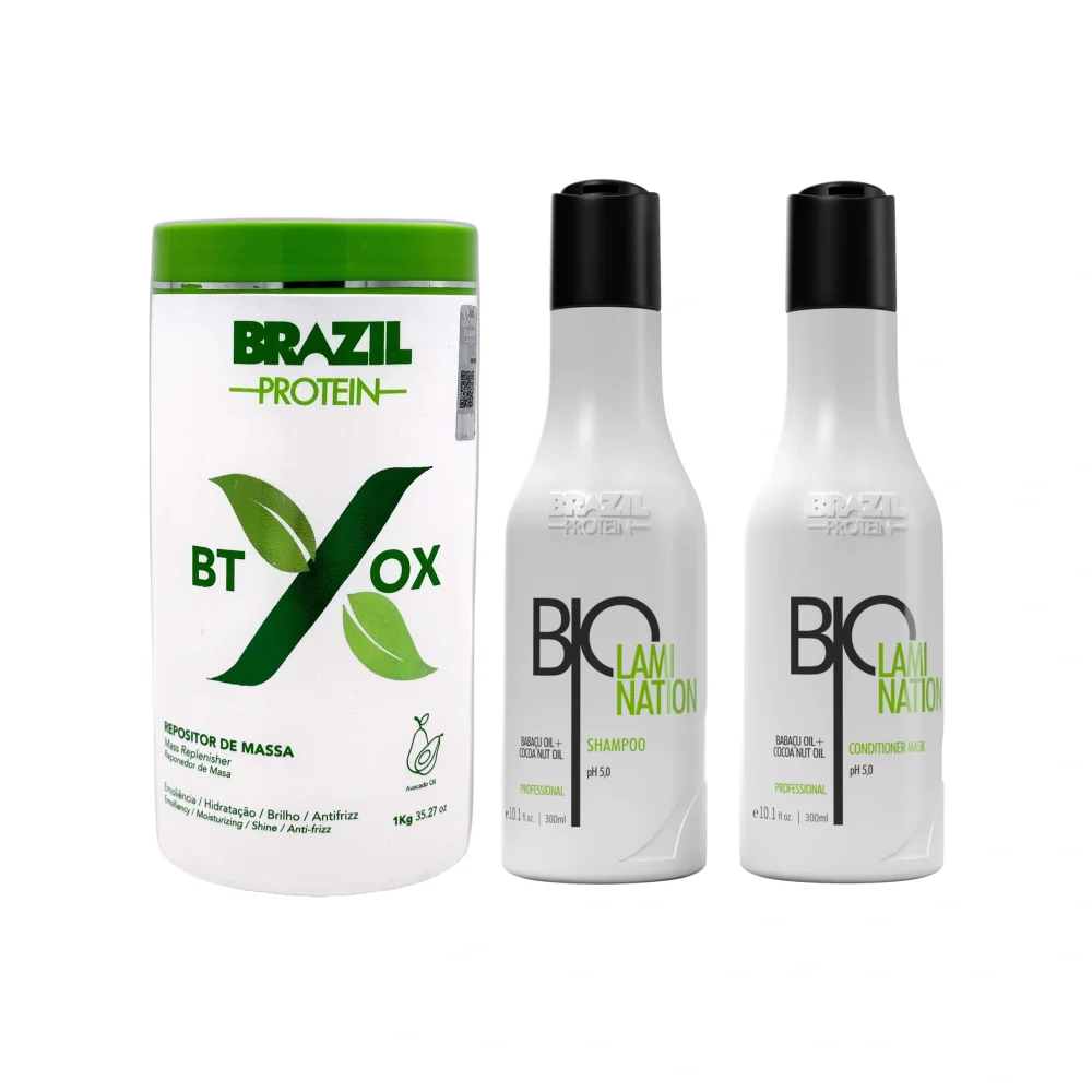 Brazil Protein BTOX Mass Replenisher Salon- & Heimpflege-Kit 1600ml