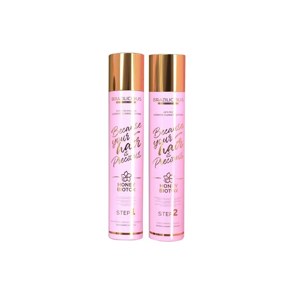 Brazilicious Honey & Jasmine Flower Keratin Treatment Kit 2x1000ml