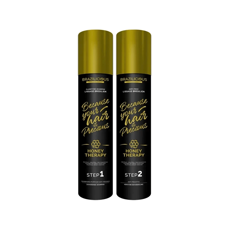 Brazilicious Honey Therapy Kit de Traitement à la Kératine 3x1000ml