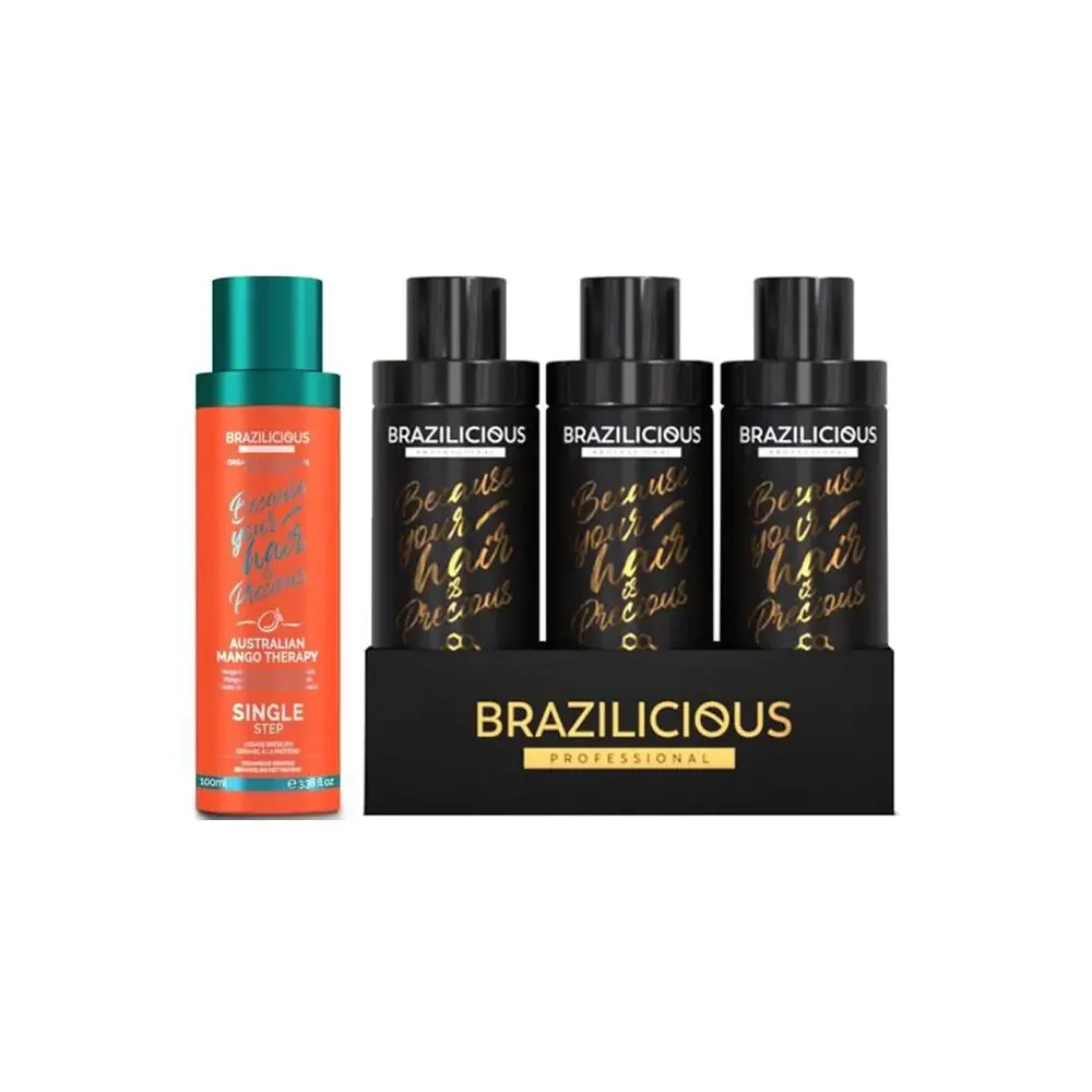 BraziliCious Traitement Kératine Japonais 4x100ml