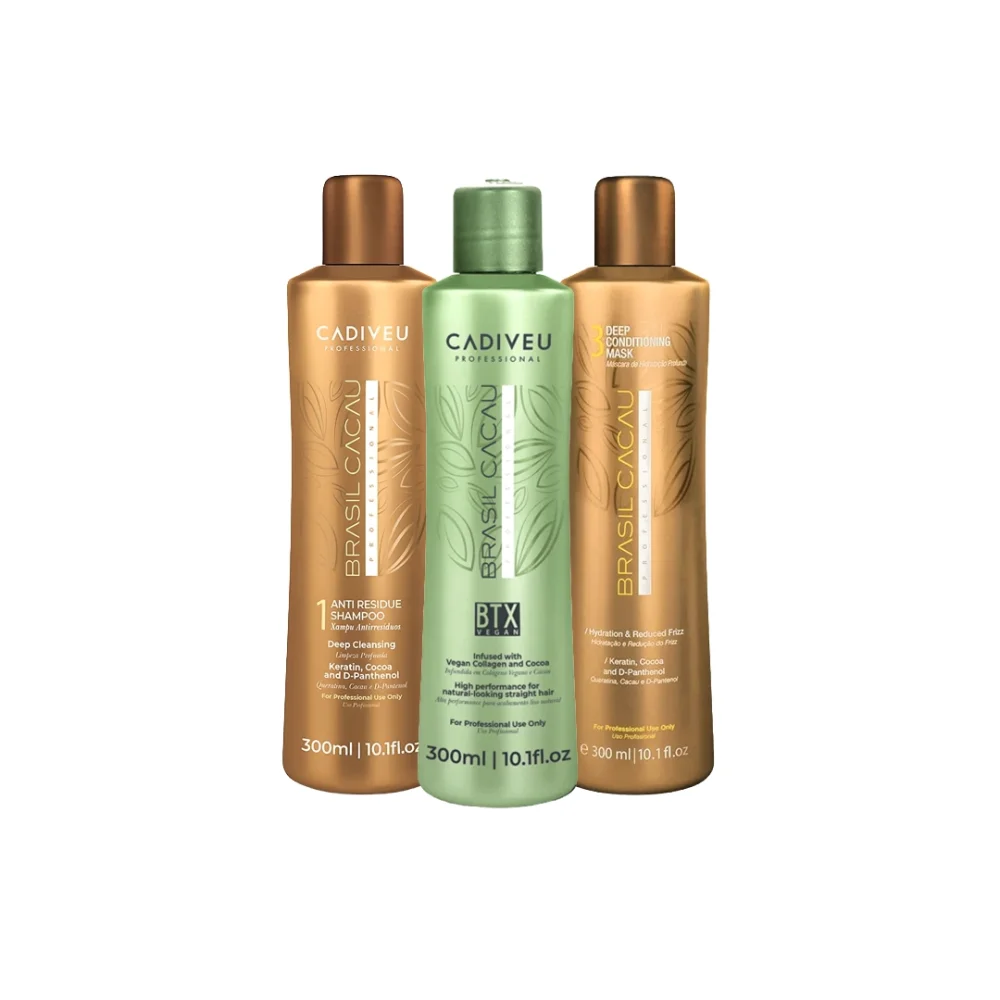 BTX Vegan Kit 3x300ml - Cadiveu Brasil Cacau