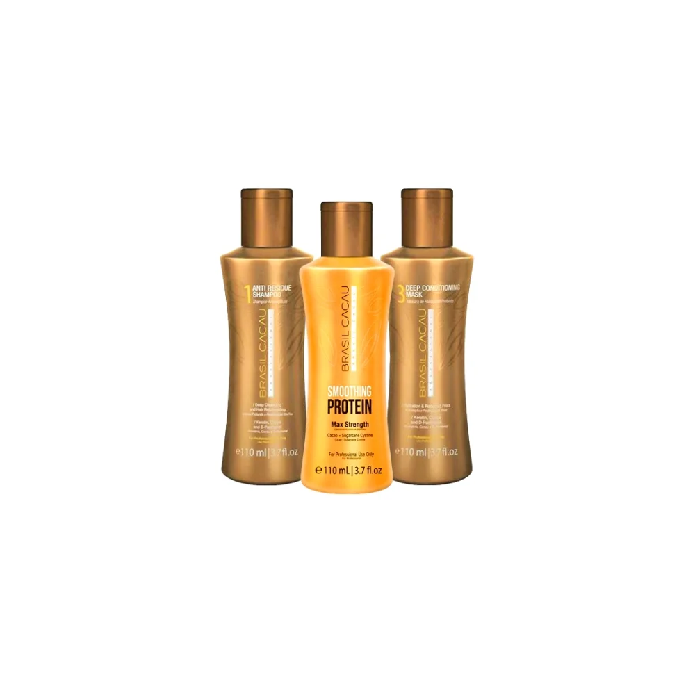 Smoothing Protein Kit 3x110ml - Cadiveu Brasil Cacau