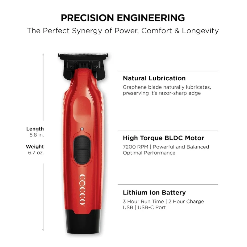 COCCO Hyper Veloce Pro Trimmer - Red