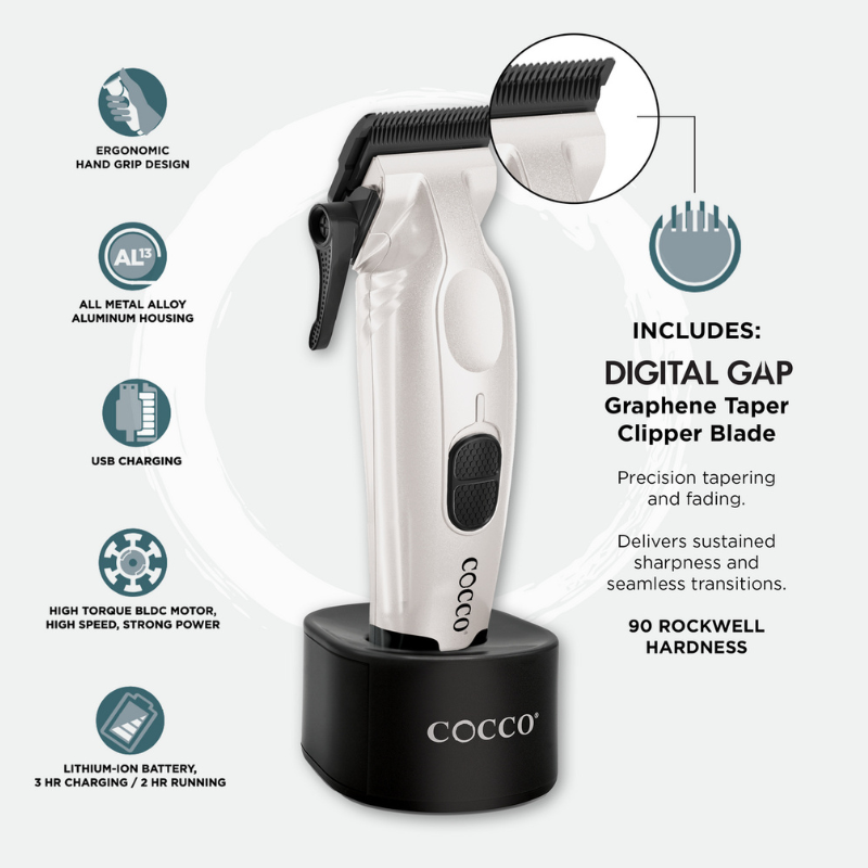 COCCO Veloce Pro Clipper - Pearl White