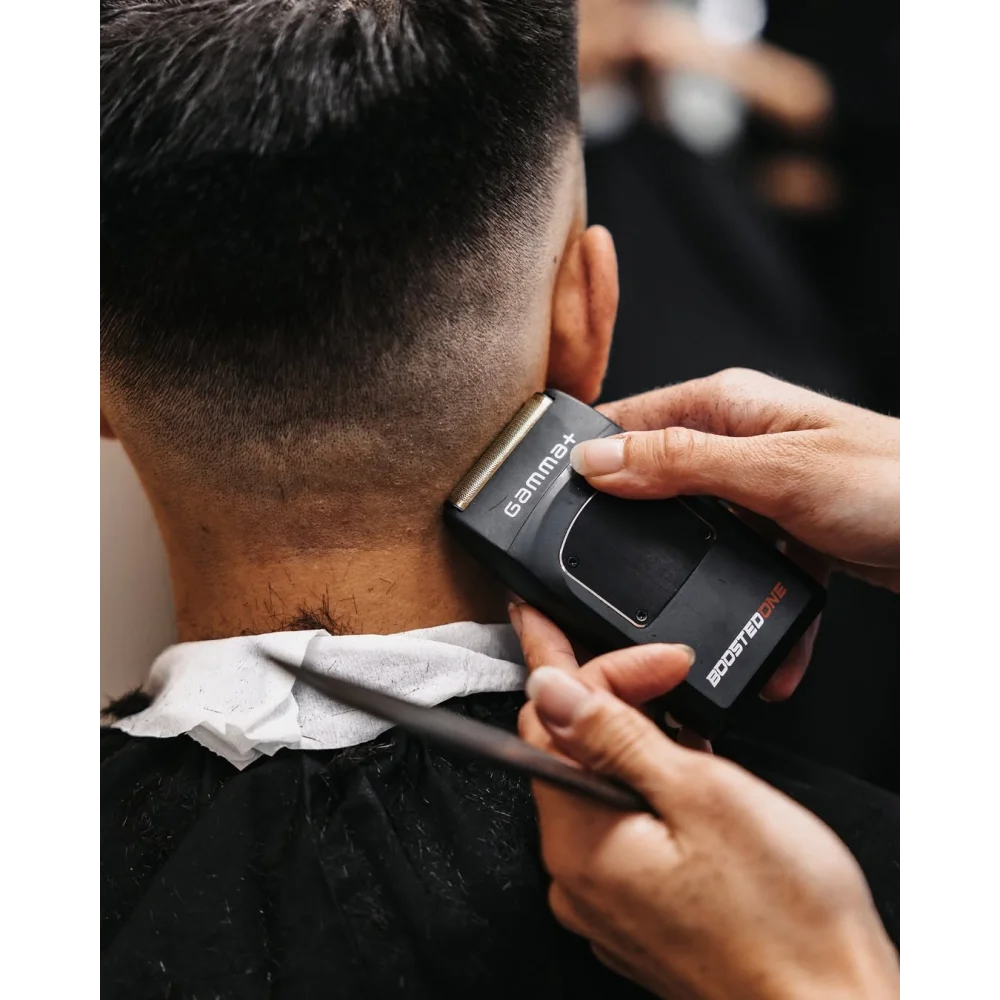 Gamma+ BOOSTED One Foil Rasoir de Barbier Haute Puissance