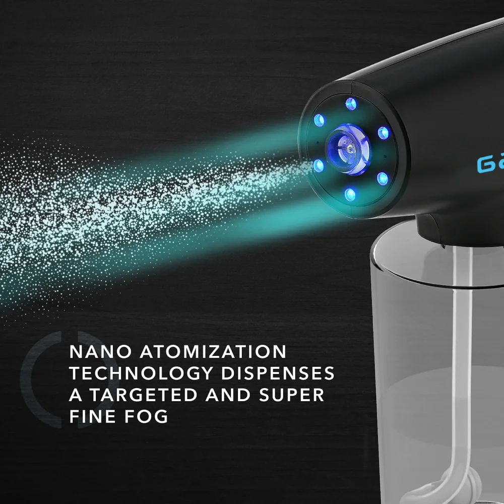 Gamma+ EVO Nano Mister Noir - Nano mister electronique sans fil, 340 ml, USB-C