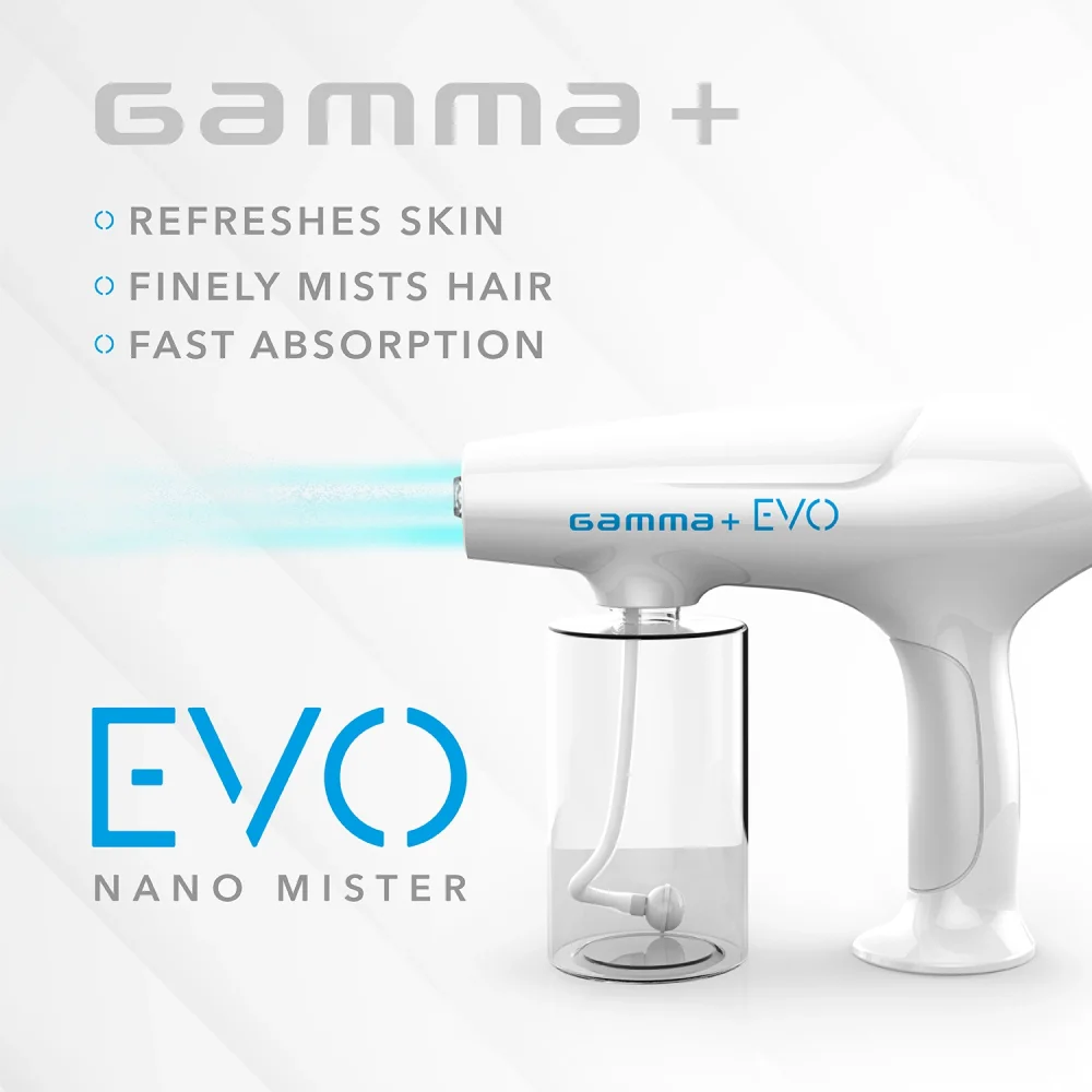 Gamma+ EVO Nano Mister Blanc - Nano mister electronique sans fil, 340 ml, USB-C