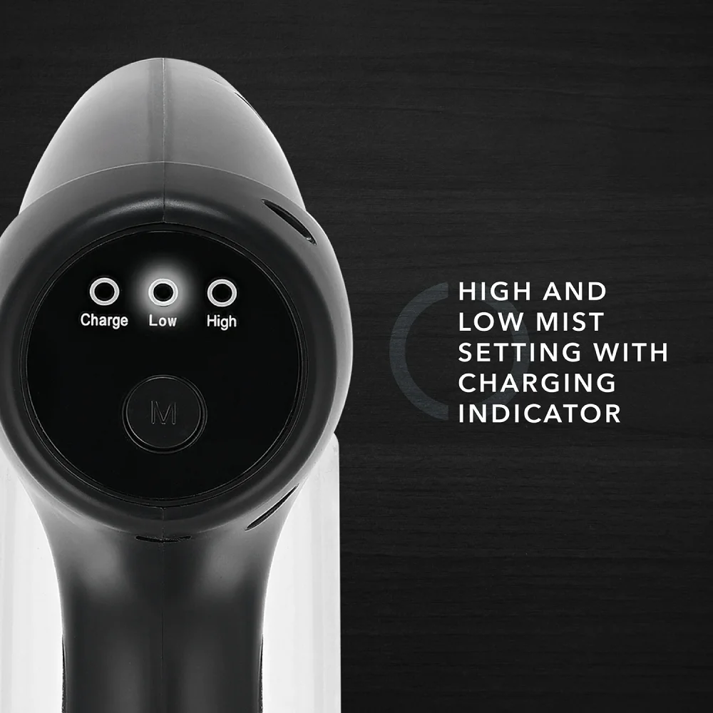 Gamma+ EVO Nano Mister Noir - Nano mister electronique sans fil, 340 ml, USB-C