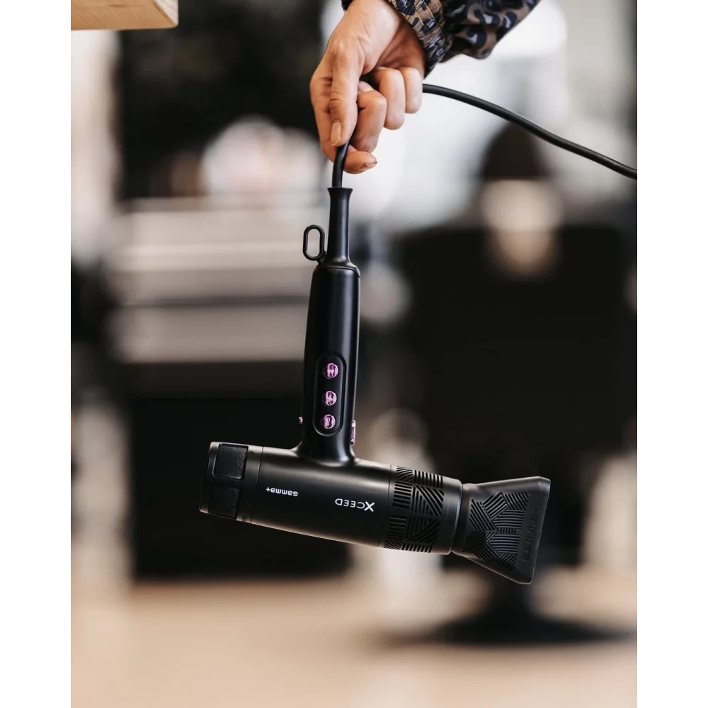 Gamma+ XCEED Seche-cheveux - Moteur brushless 120 000 tr/min, OxyRay Trio