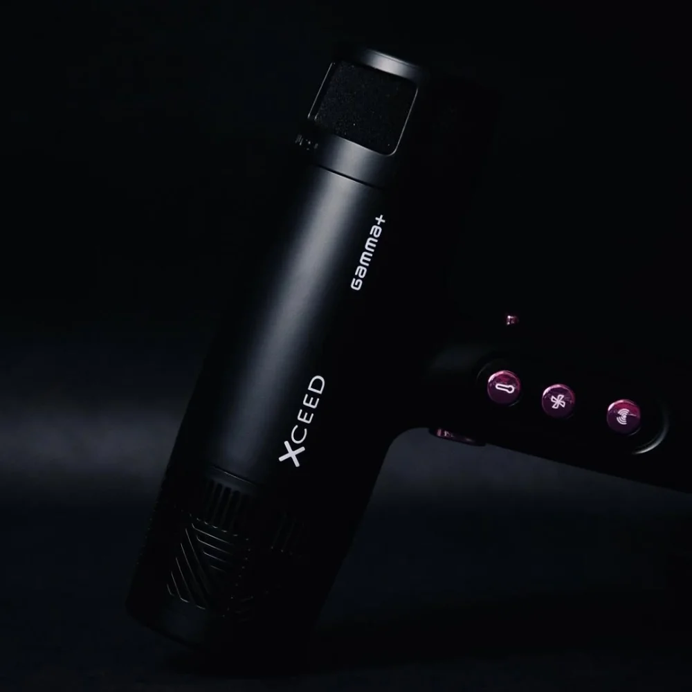 Gamma+ XCEED Seche-cheveux - Moteur brushless 120 000 tr/min, OxyRay Trio