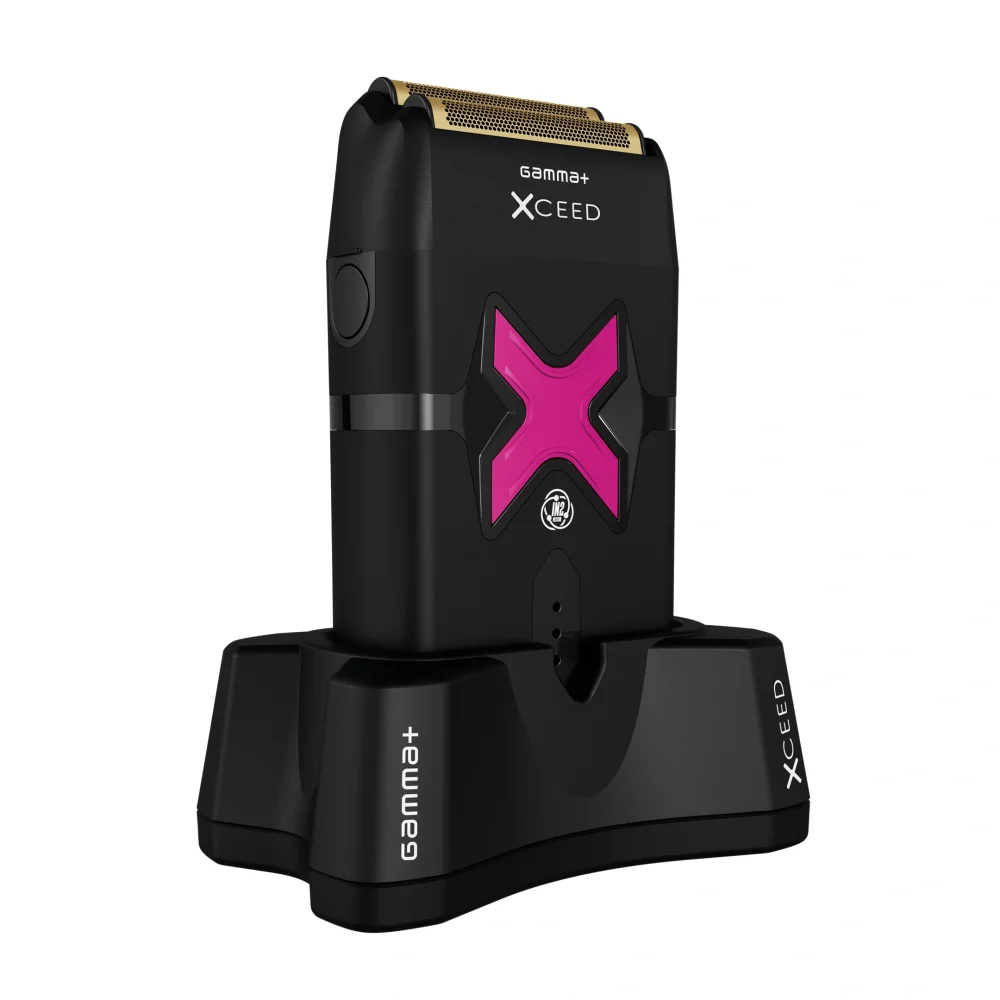 Gamma+ XCEED Rasierer - Doppel-Folien Barber-Rasierer