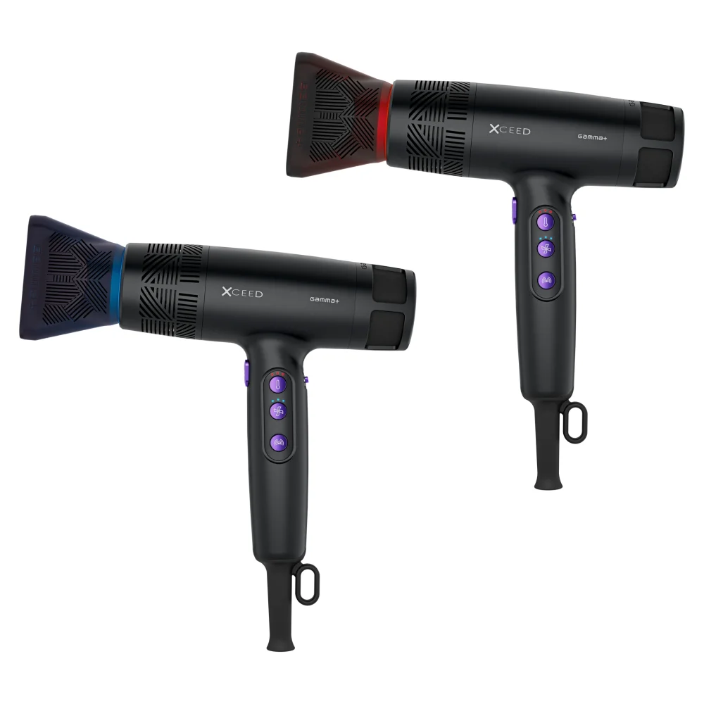 Gamma+ XCEED Seche-cheveux - Moteur brushless 120 000 tr/min, OxyRay Trio