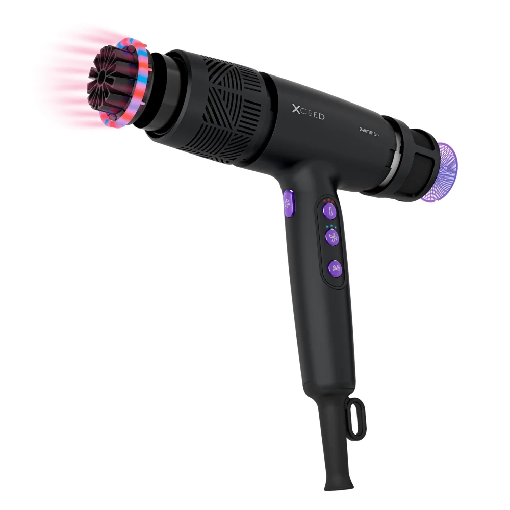 Gamma+ XCEED Seche-cheveux - Moteur brushless 120 000 tr/min, OxyRay Trio