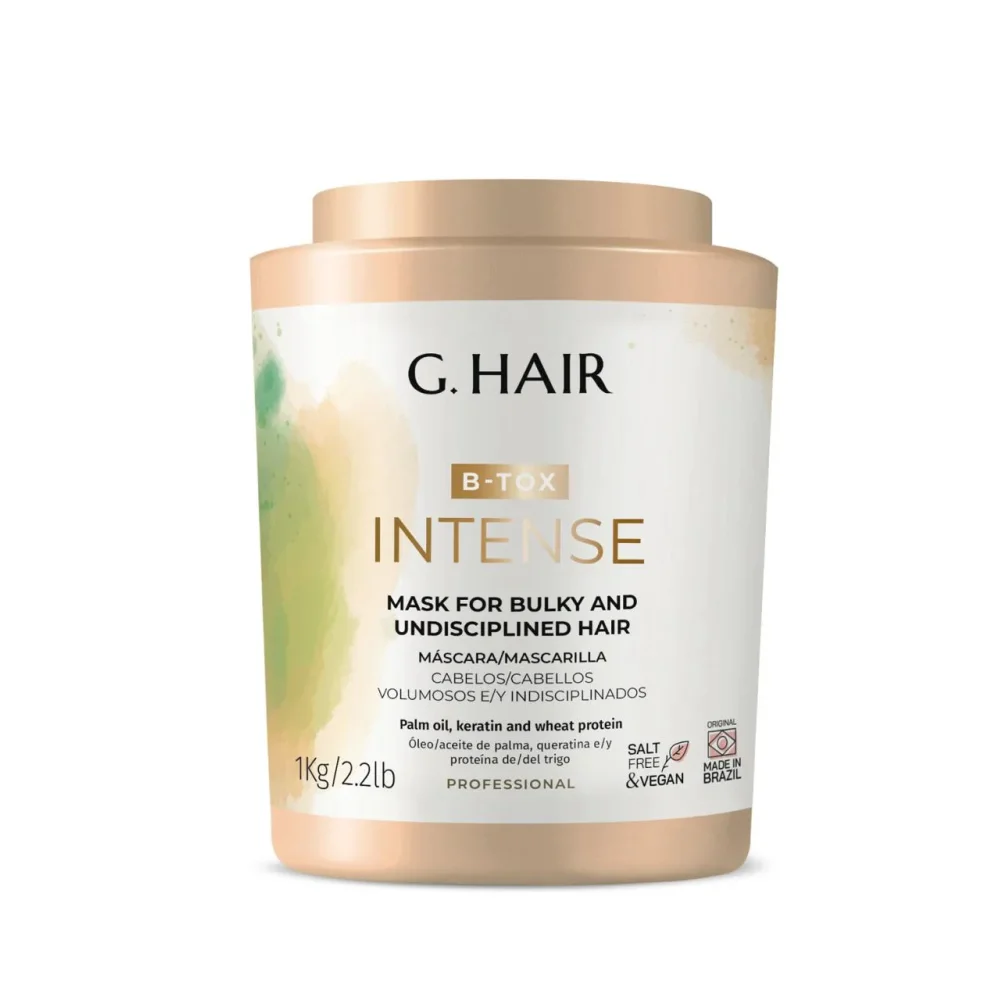 G.Hair B-Tox Intense Masker - Professionele Keratine & Tarweproteïne Verzorging - 1kg