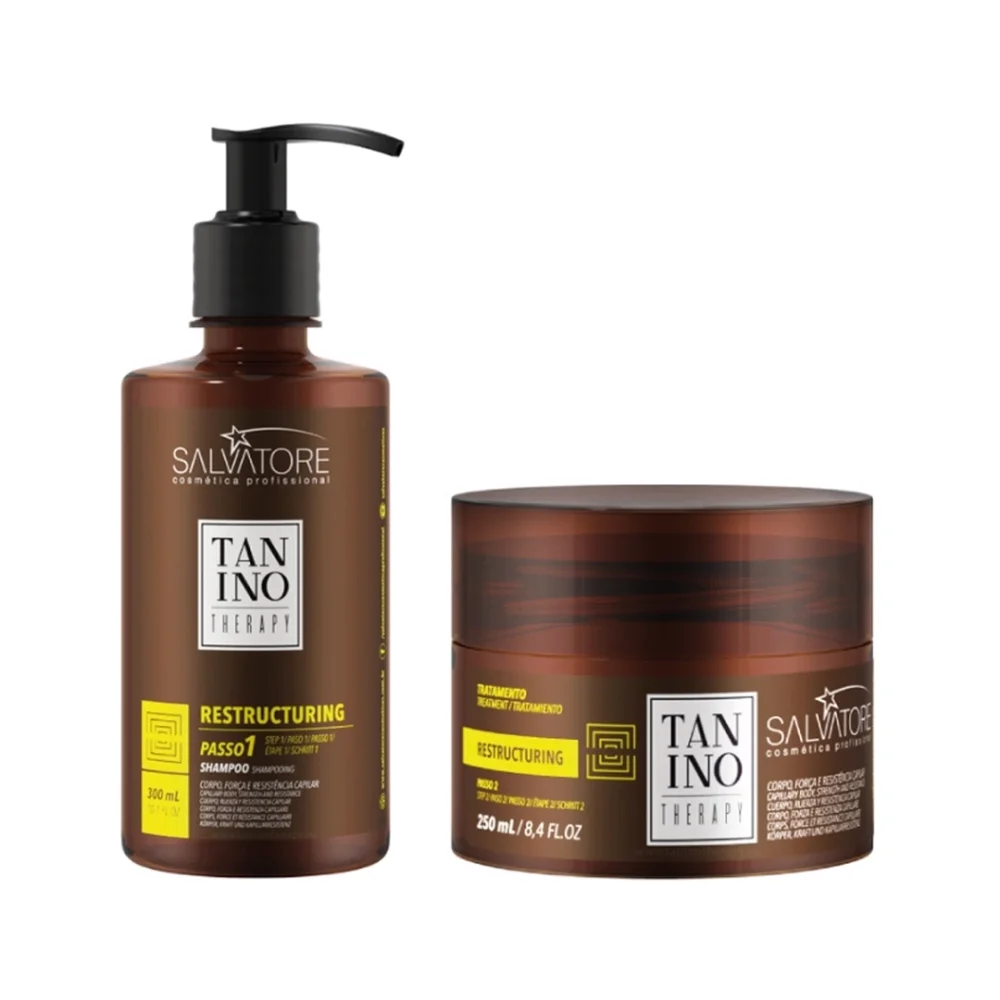 Haarstruktur-Aufbau zu Hause – Shampoo + Maske (Duo)