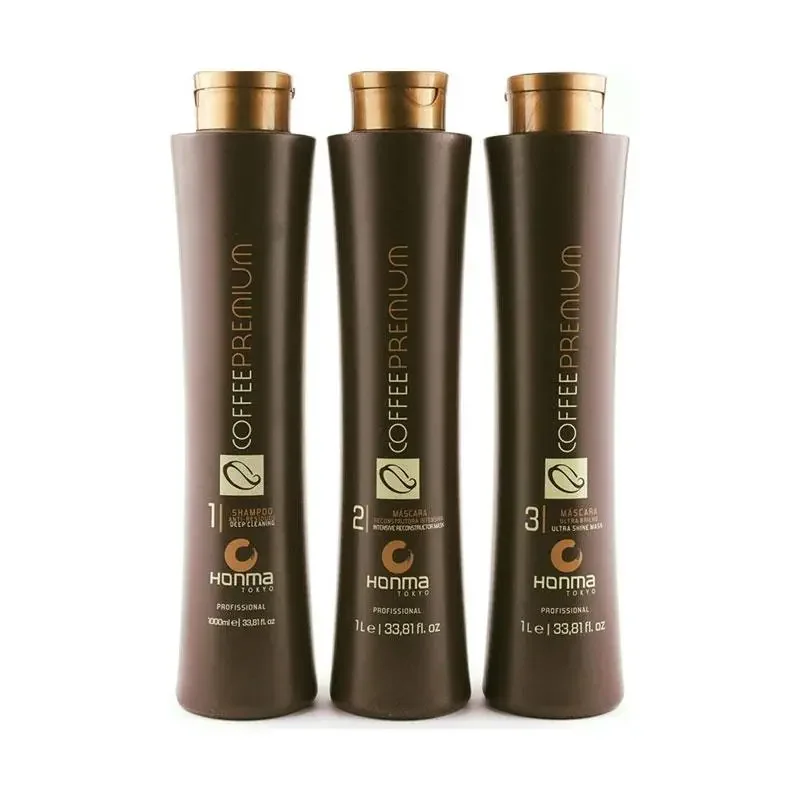Honma Tokyo Coffee Premium Keratine Behandeling Kit 3x1000ml
