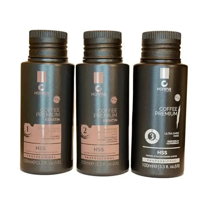 Honma Tokyo Coffee Premium Keratine Behandeling Kit 3x100ml