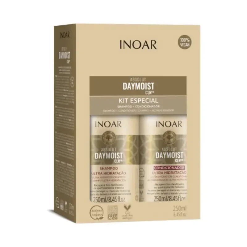 INOAR Absolut Daymoist Shampoo & Spülung Set 2x250ml