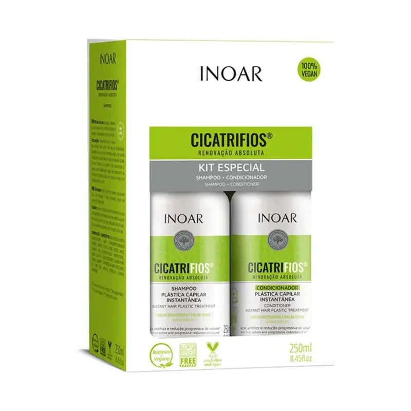 INOAR Cicatrifios Shampoo & Spülung Set 2x250ml