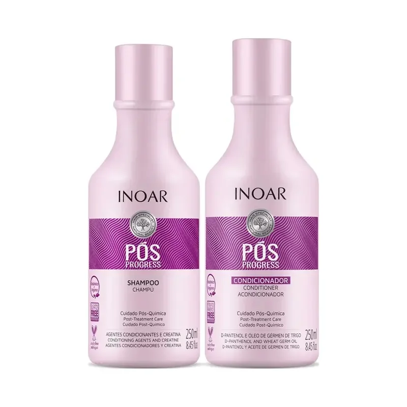 INOAR Pos Progress Shampoo & Conditioner Kit 2x250ml