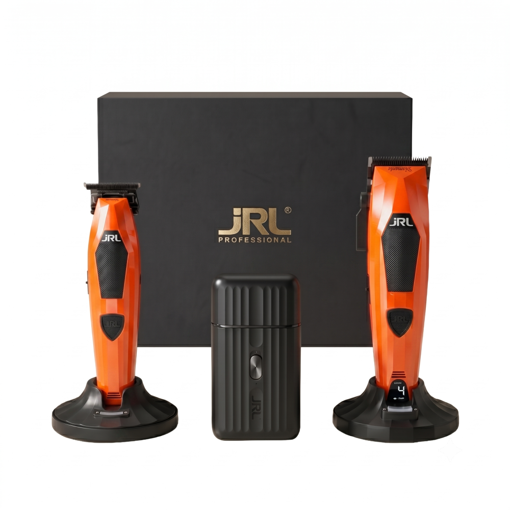 JRL Diamante x Onyx Barber Pro Oranje & Zwart Trio Kit | 3-Delige