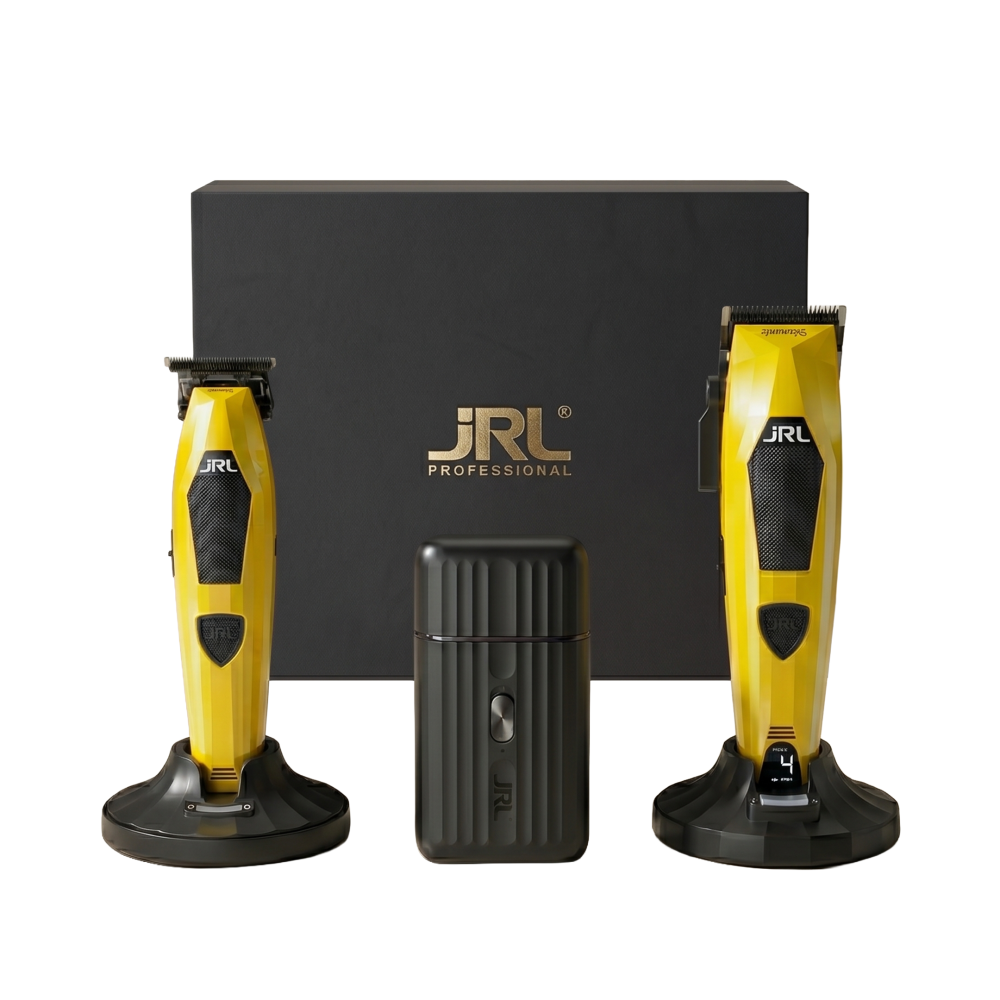 JRL Diamante x Onyx Barber Pro Geel & Zwart Trio Kit | 3-Delige