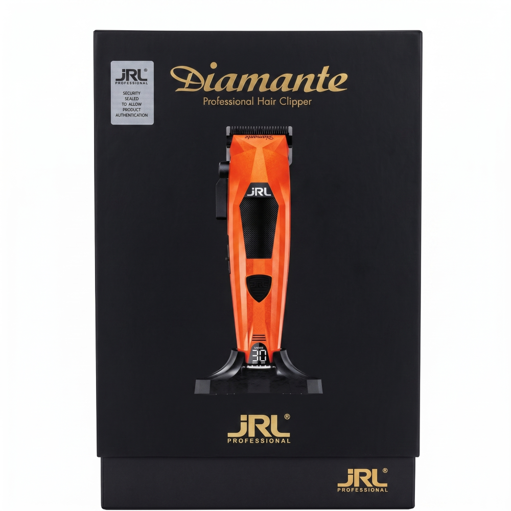 JRL Diamante x Onyx Barber Pro Zwart & Oranje Master Kit - 4-Delige
