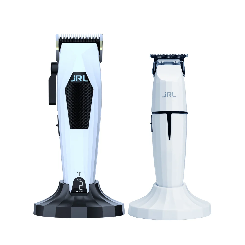 JRL 3000C x Onyx Barbierset Wit - Draadloze Tondeuse & Trimmer