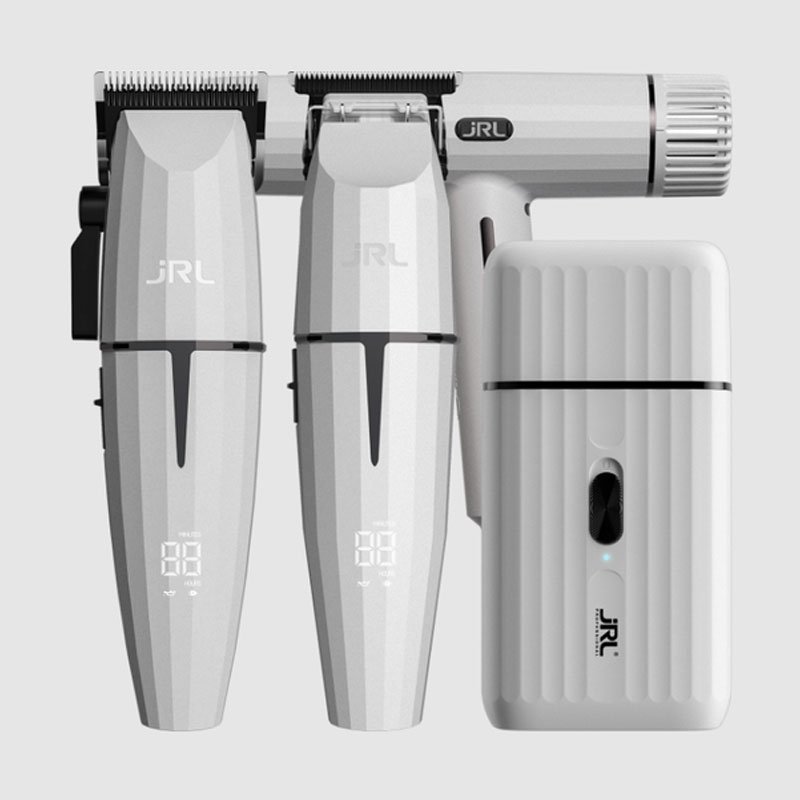 JRL Onyx Collection Kit - Tondeuse, Trimmer, Scheerapparaat en Föhn