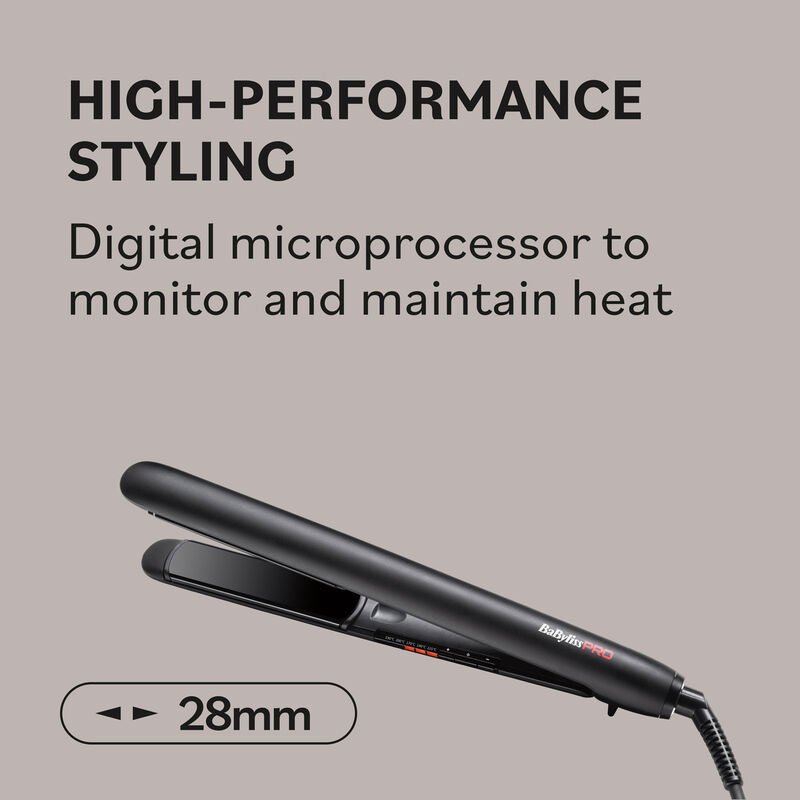 BaBylissPRO Brede Styler 38mm Stijltang met platen van 38 x 110 mm (BAB3050E)