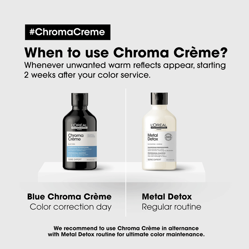 L'Oréal Serie Expert Chroma Crème Blue Dyes Shampoo 500ml